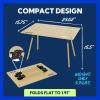 imageSUN NINJA Beach Table  Lightweight Mini Folding Table with Carry Case Small Camping Table for Beach Camping and Picnics  Portable Picnic Table with Durable Aluminum Top NonSlip Feet