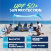 imageSUN NINJA Beach Tent Sun Shelter UPF50  Easy Pop Up Beach Canopy  Outdoor Shade for Camping Trips Fishing Backyard Fun Picnics  Sand Shovel Ground Pegs ampamp Stability PolesGreen