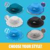 imageSUN NINJA Bucket Hat for Men ampamp Women Cooling with Adjustable Strap Wide Brim UPF UV 50 Protection Foldable for OutdoorsBlack