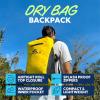 imageSUN NINJA Dry Bag Backpack Waterproof Floating Drybag for Kayaking ampamp SUP Dry Bags Waterproof Backpack for Men ampamp WomenBlack