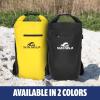 imageSUN NINJA Dry Bag Backpack Waterproof Floating Drybag for Kayaking ampamp SUP Dry Bags Waterproof Backpack for Men ampamp WomenYellow