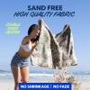 imageSUN NINJA Microfiber Beach Towel  Sand Free Quick Dry Lightweight ampamp Compact for Beach Pool Yoga and Camping  63x32 inch Super Absorbent Large Sand Free Swim Towels for Adults and KidsCamo