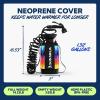 imageSUN NINJA Portable Shower 13Gal Camping Shower with 7 Mode Shower Head Neoprene Cover Helps Keep Water Warm High Pressure Hose Easy to Carry MultiColor