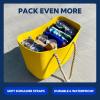 imageSUN NINJA Rubber Beach Bag  Extra Large Waterproof EVA Tote Bag with Rope Handles for BeachNavy Blue