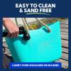 imageSUN NINJA Rubber Beach Bag  Extra Large Waterproof EVA Tote Bag with Rope Handles for BeachNavy Blue