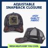 imageSUN NINJA Trucker Hat  Snapback Baseball Cap for Men ampamp Women  Everyday Wear with Breathable Mesh Side and Adjustable StrapDark Grey