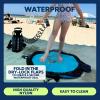 imageSUN NINJA Wetsuit Changing Mat  Waterproof Beach Changing Mat and Dry Bag Combo Keeps your Car Clean ampamp Dry and Surf Gear Protected Beach ampamp Surfing Accessories and Gifts