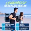 imageSun Ninja Backpack Cooler  Insulated Leak Proof Beach Bag  100 Waterproof Travel Picnic Backpacks for Men ampamp Women  Keeps Drinks Cold for up to 48 Hours  Up to 36 CansBlack
