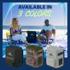 imageSun Ninja Backpack Cooler  Insulated Leak Proof Beach Bag  100 Waterproof Travel Picnic Backpacks for Men ampamp Women  Keeps Drinks Cold for up to 48 Hours  Up to 36 CansGrey