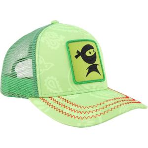 imageSUN NINJA Trucker Hat  Snapback Baseball Cap for Men ampamp Women  Everyday Wear with Breathable Mesh Side and Adjustable StrapGreen