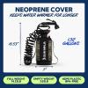 imageSUN NINJA Portable Shower Camping Shower with 7 Mode Shower Head Neoprene Cover Helps Keep Water Warm High Pressure Hose Easy to CarryCamo