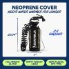 imageSUN NINJA Portable Shower Camping Shower with 7 Mode Shower Head Neoprene Cover Helps Keep Water Warm High Pressure Hose Easy to CarryCamo