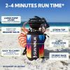imageSUN NINJA Portable Shower Camping Shower with 7 Mode Shower Head Neoprene Cover Helps Keep Water Warm High Pressure Hose Easy to CarryCamo