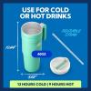 imageSUN NINJA  40oz Tumbler  Navy BlueLight Green