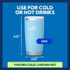 imageSUN NINJA 20oz Stainless Steel Tumbler  Double Wall Vacuum Insulated Cup with Easy Open Lid  Food Grade 20 oz Coffee Cup for Hot ampamp Cold Drinks  Durable Insulated Flask for Travel Work ampamp MoreLight Blue