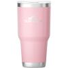 imageSUN NINJA 20oz Stainless Steel Tumbler  Double Wall Vacuum Insulated Cup with Easy Open Lid  Food Grade 20 oz Coffee Cup for Hot ampamp Cold Drinks  Durable Insulated Flask for Travel Work ampamp MorePink