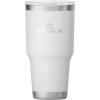 imageSUN NINJA 20oz Stainless Steel Tumbler  Double Wall Vacuum Insulated Cup with Easy Open Lid  Food Grade 20 oz Coffee Cup for Hot ampamp Cold Drinks  Durable Insulated Flask for Travel Work ampamp MoreWhite