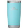 imageSUN NINJA 20oz Stainless Steel Tumbler  Double Wall Vacuum Insulated Cup with Easy Open Lid  Food Grade 20 oz Coffee Cup for Hot ampamp Cold Drinks  Durable Insulated Flask for Travel Work ampamp MoreTurquoise