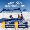 image:imageSun Ninja Limited Edition Corona Beach Tent Sun Shelter Easy pop up UPF50 Beach Shade Canopy 10X10 Portable Sunshade Outdoor Cabana with Carry Bag for Picnics Camping Fishing